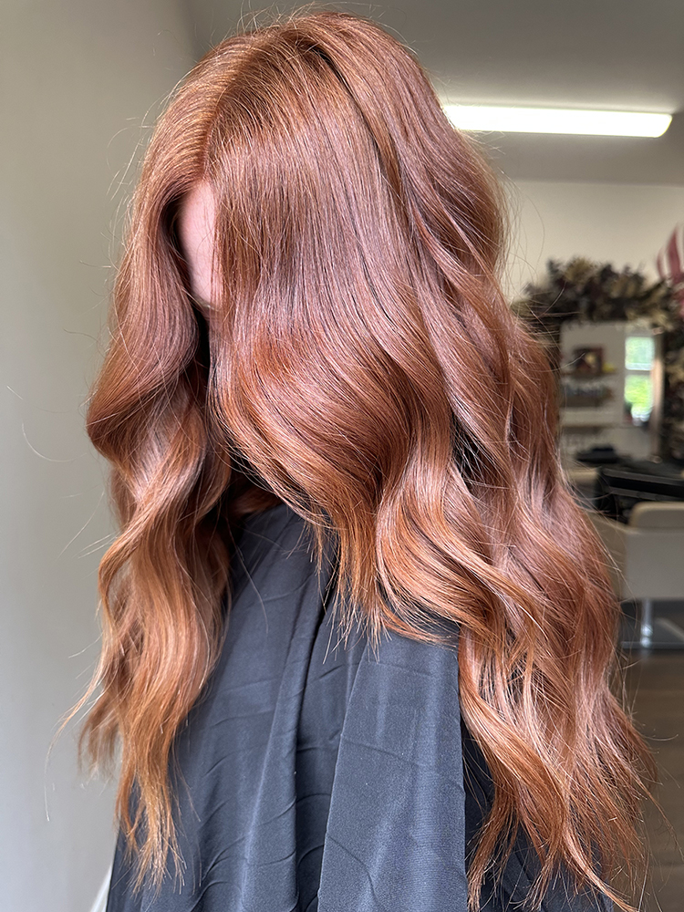 Cowboy Copper Waves — Winter Copper Hair Color