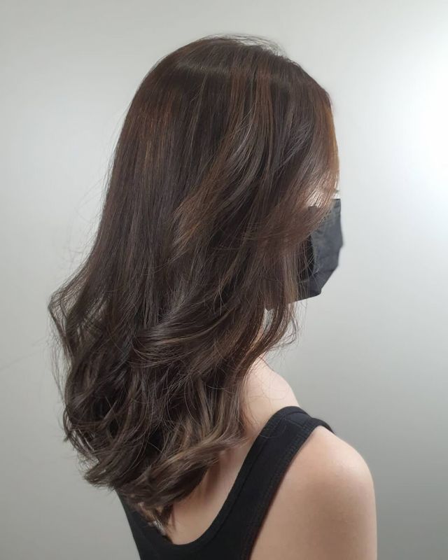 Visual Idea — This Is A Side View Of Long Visual Idea — This Is A Side View Of Long — Dark Chocolate Brown Hair