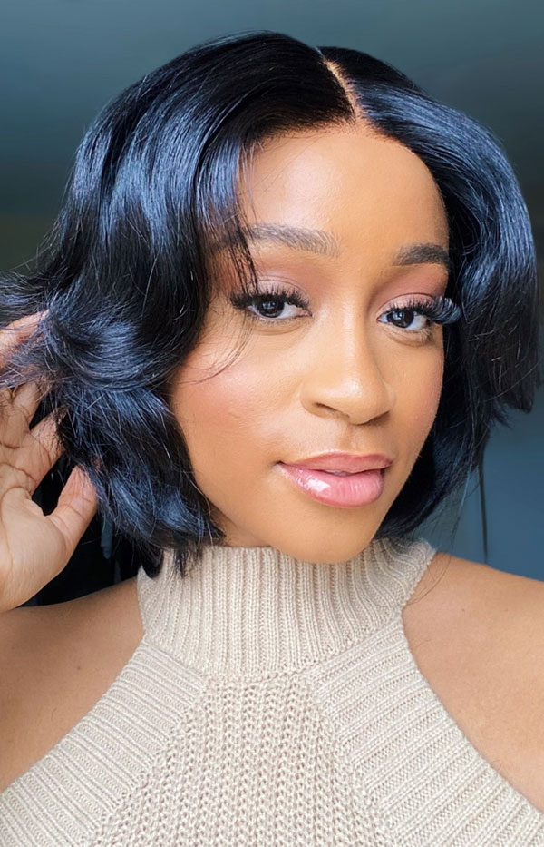 Playful Flipped Out Bob — Winter Haircuts for Black Women