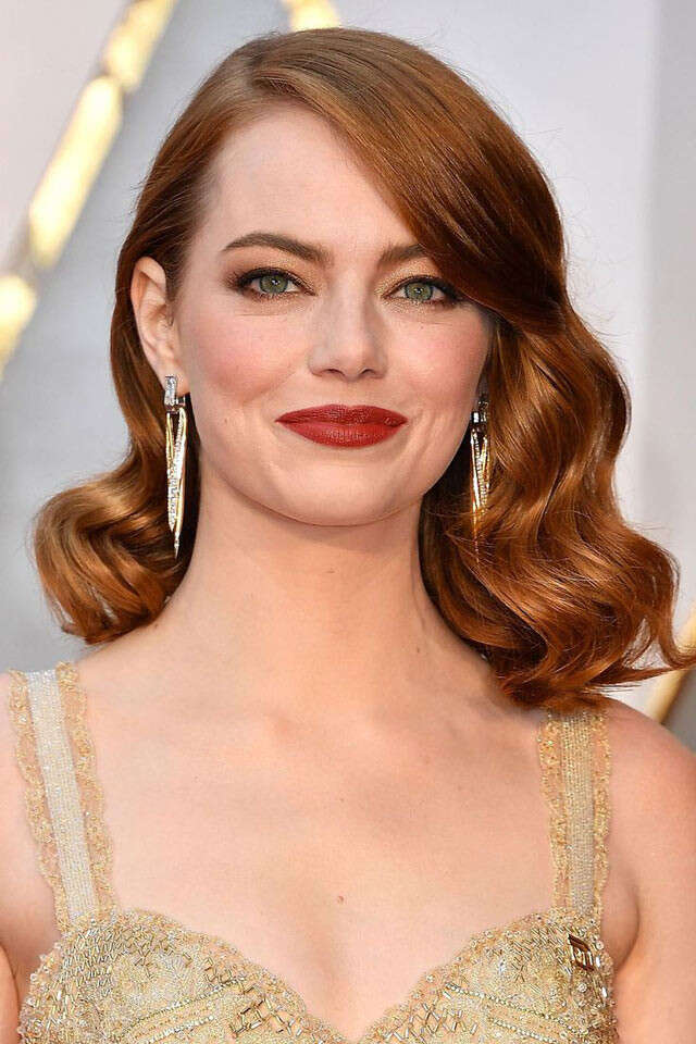 Collarbone Visual Idea — Winter Hairstyles for Round Faces