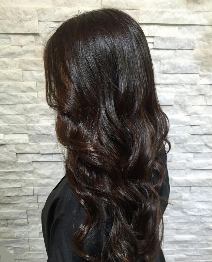 Side View Visual Idea Side View Visual Idea — Espresso Brown Hair