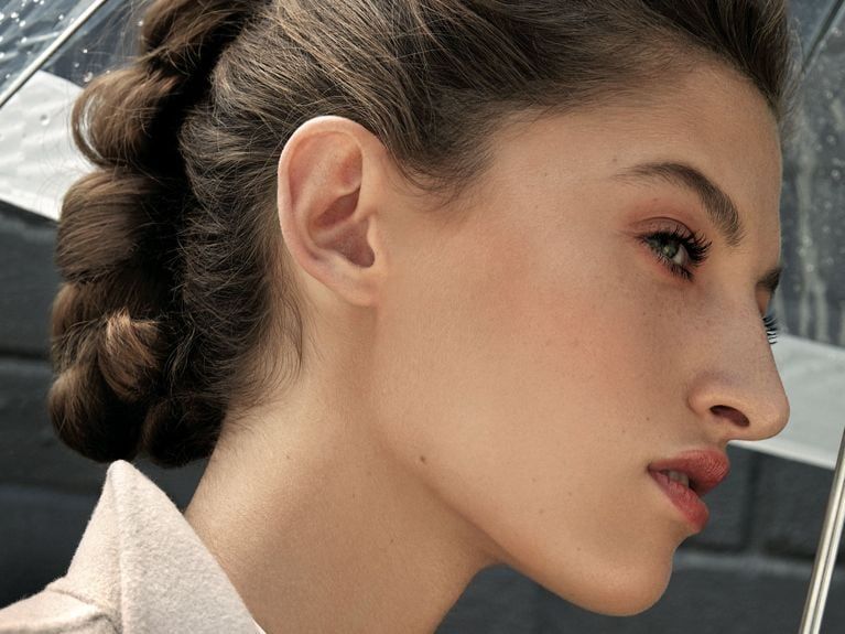 Dark Brown Braided Crown With Loose Waves Dark Brown Braided Crown With Loose Waves — Easy Winter Hairstyles