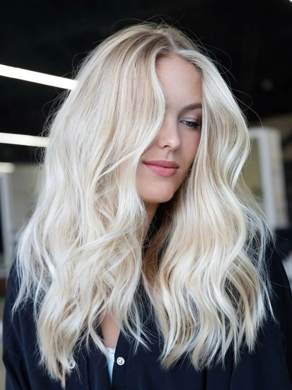 Platinum Blonde Visual Idea — Winter Hair Colors for Pale Skin