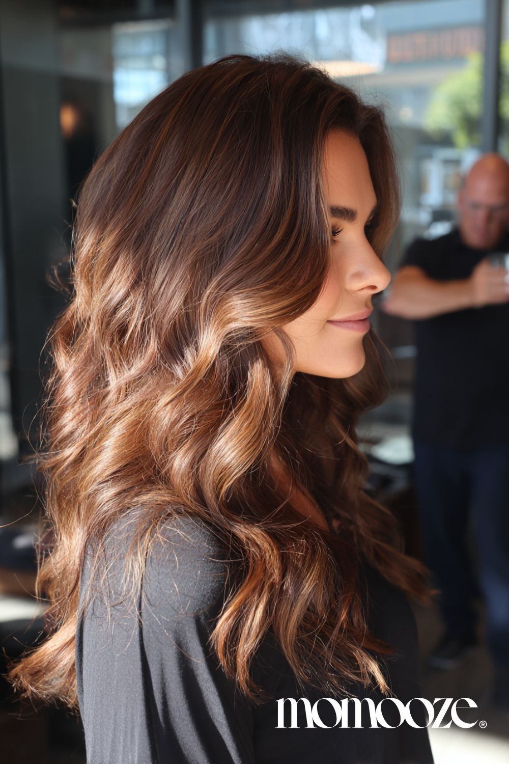 Caramel and Ash Blonde Balayage on Chocolate Brown Caramel and Ash Blonde Balayage on Chocolate Brown — Winter Balayage