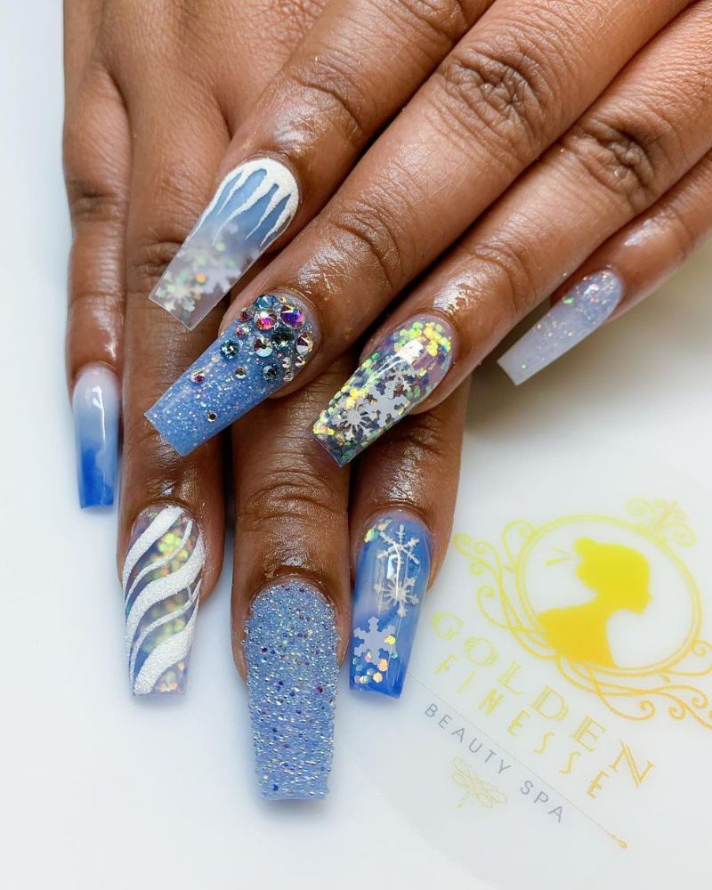 Nail Shape And Length E G Medium Almond Visual Idea Nail Shape And Length E G Medium Almond Visual Idea — Winter Coffin Nails