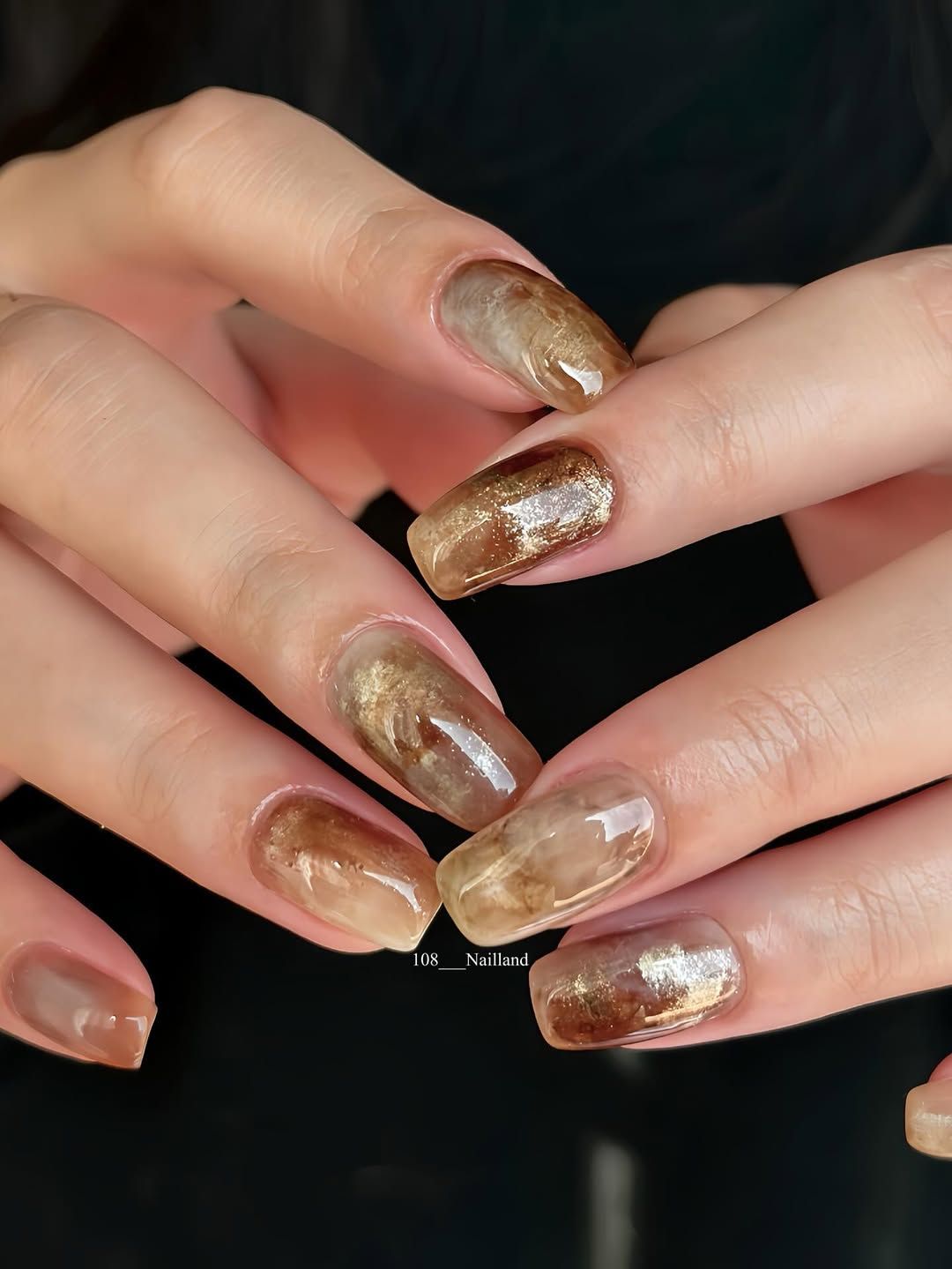 Fall Visual Idea Fall Visual Idea — Chocolate Brown Nails