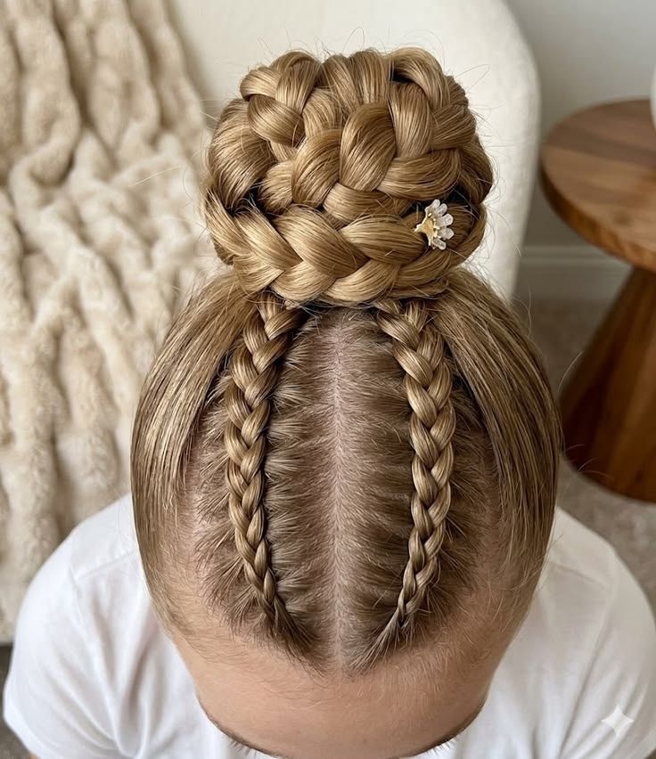 Long Hair Visual Idea — Winter Hairstyles for Kids