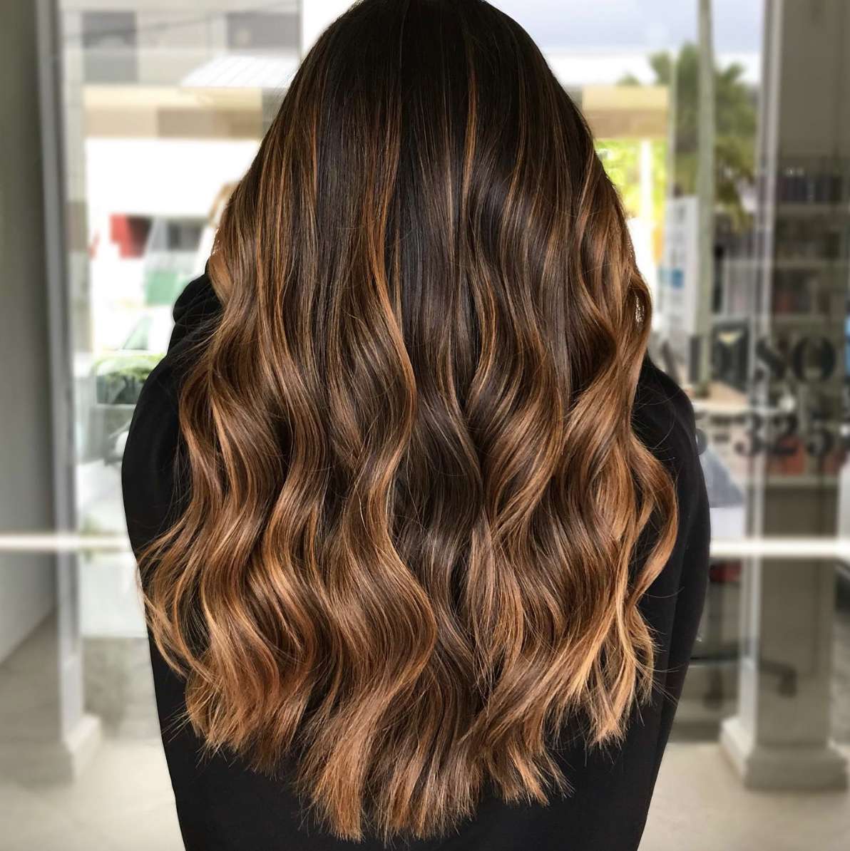 Dark Brown With Caramel & Honey Highlights — Low Maintenance Winter Hair Colors