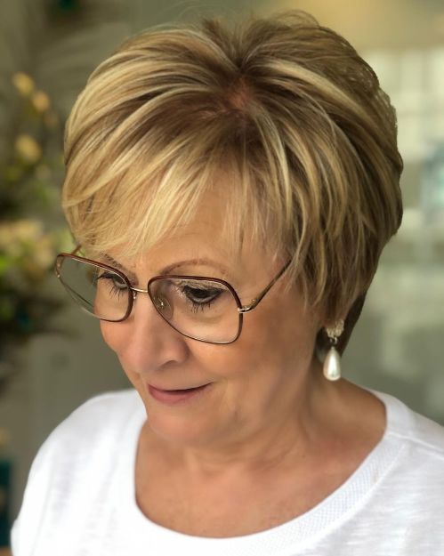 Textured Grey Pixie With Short Bangs Textured Grey Pixie With Short Bangs — Winter Hairstyles for Women Over 70