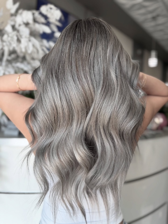 Dimensional Gray With Cool Tones Dimensional Gray With Cool Tones — Winter Hair Colors for Gray Hair