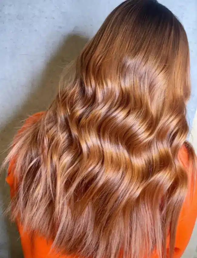 Layers Visual Idea — Winter Copper Hair Color