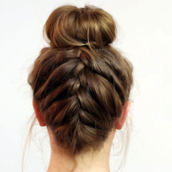 Elegant Twisted Updo Bun — Winter Bun Hairstyles