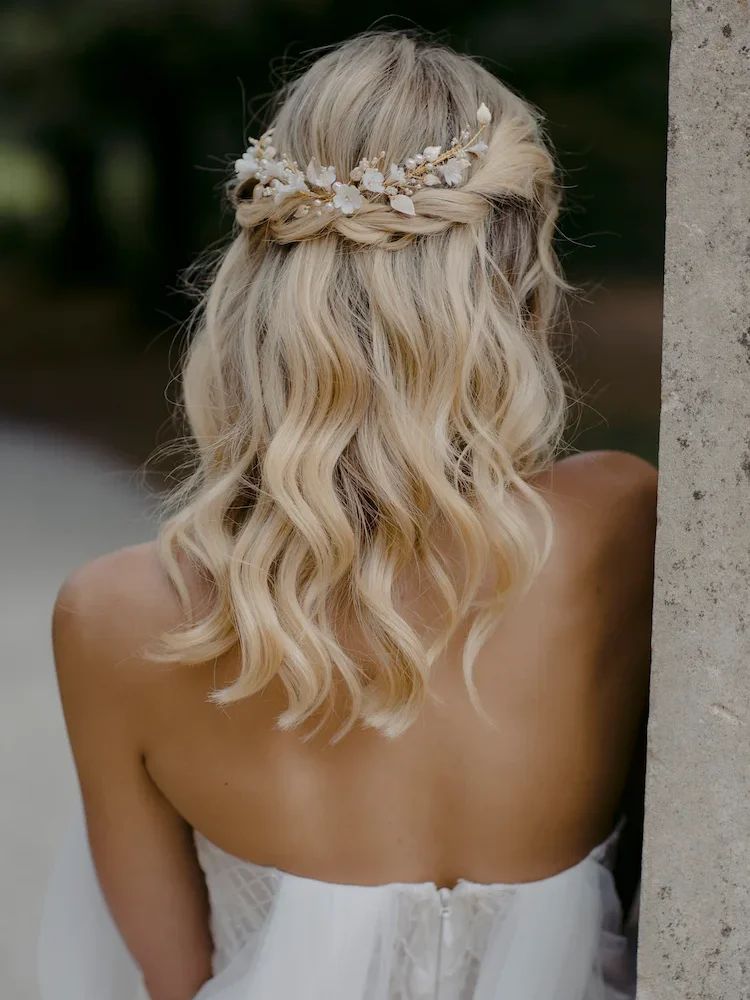 Back View Visual Idea Back View Visual Idea — Winter Wedding Hairstyles