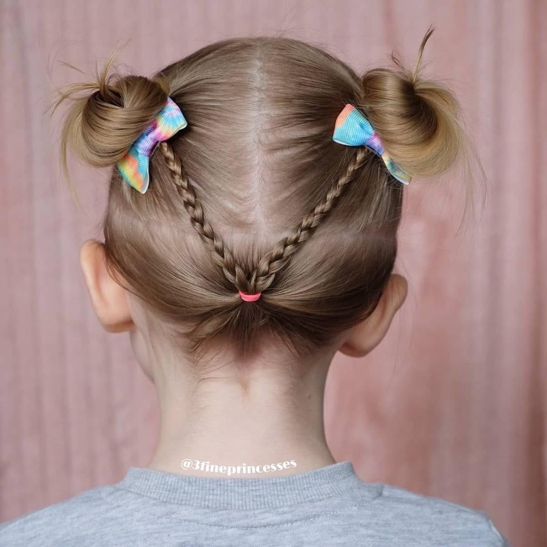Light Brown Visual Idea — Winter Hairstyles for Kids