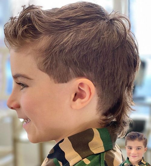 Collarbone At The Back Visual Idea Collarbone At The Back Visual Idea — Winter Haircuts for Boys
