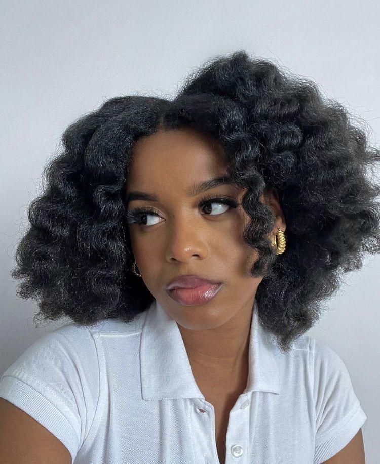 Chin Length Visual Idea Chin Length Visual Idea — Winter Hairstyles for Curly Hair