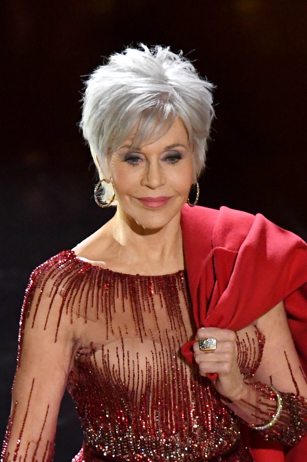 Textured Silver White Pixie — Winter Hair Colors for Women Over 40