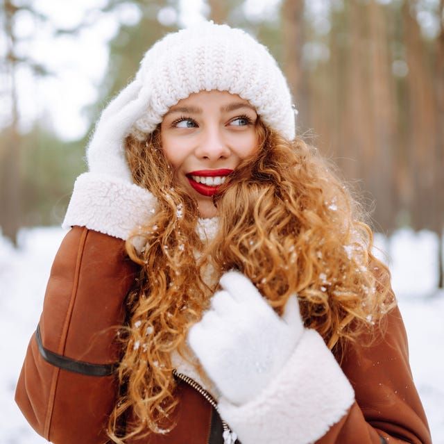 Auburn Layers For Winter — Winter Haircuts for Curly Hair
