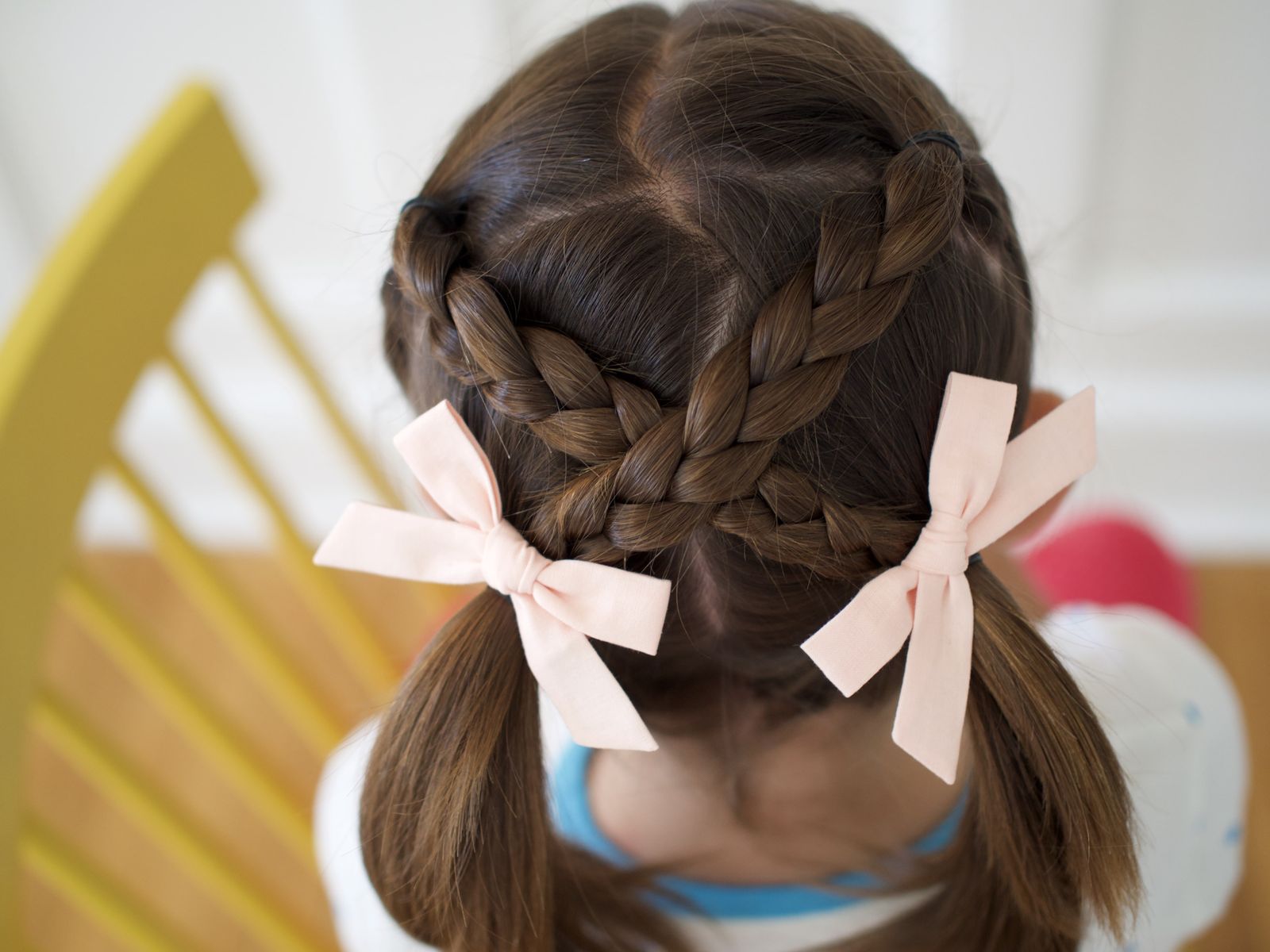 No Bangs Visual Idea — Winter Hairstyles for Kids