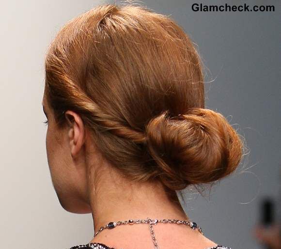 Collarbone Visual Idea — Winter Bun Hairstyles