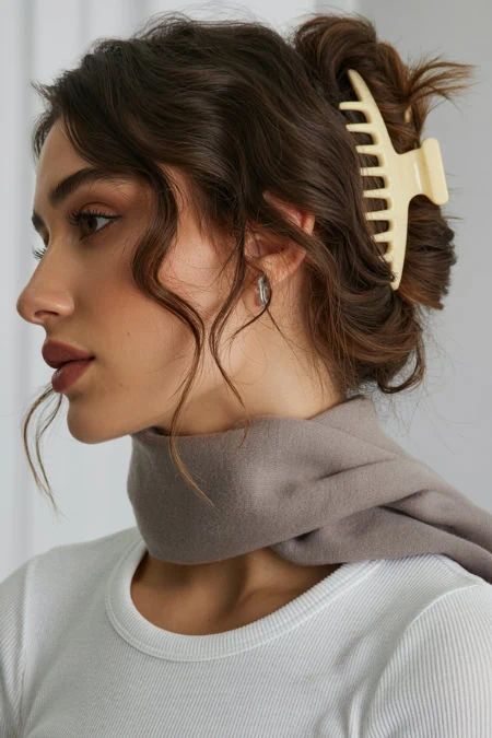 Long Visual Idea Long Visual Idea — Winter Hairstyles for Curly Hair