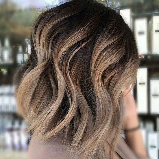 Dark Brown Base With Dense Blonde Highlights — Blonde to Brunette Hair