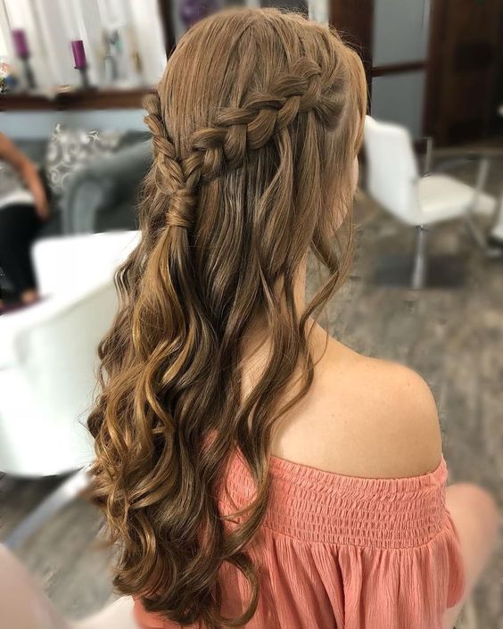 Medium Brown With Subtle Highlights Visual Idea — Winter Formal Hairstyles