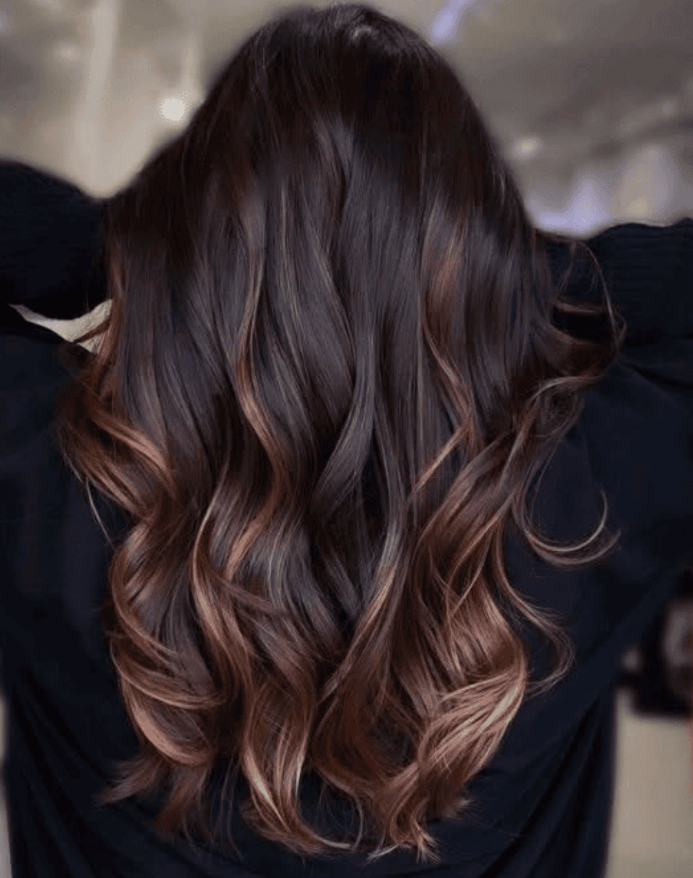 Mid-Back Visual Idea Mid-Back Visual Idea — Fall to Winter Hair Colors