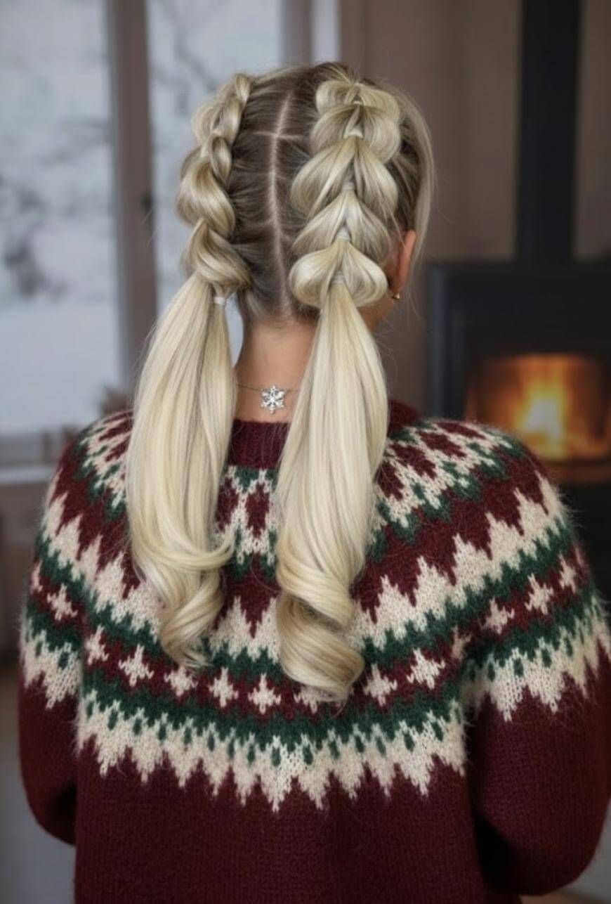 Shoulder Visual Idea Shoulder Visual Idea — Winter Braided Hairstyles