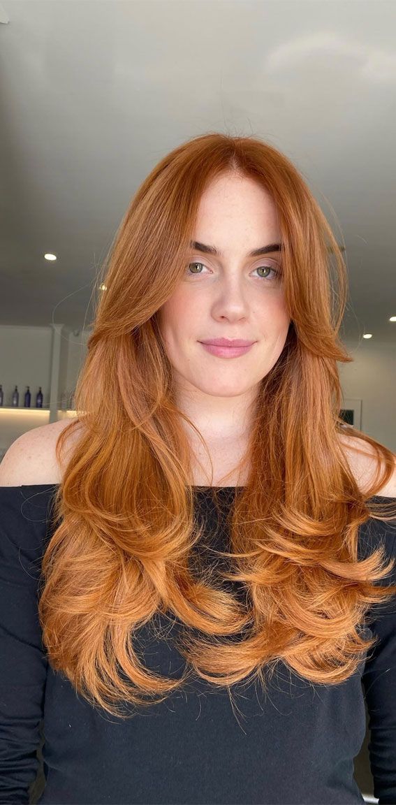 Bright Ginger Visual Idea Bright Ginger Visual Idea — Winter Hair Colors for Redheads