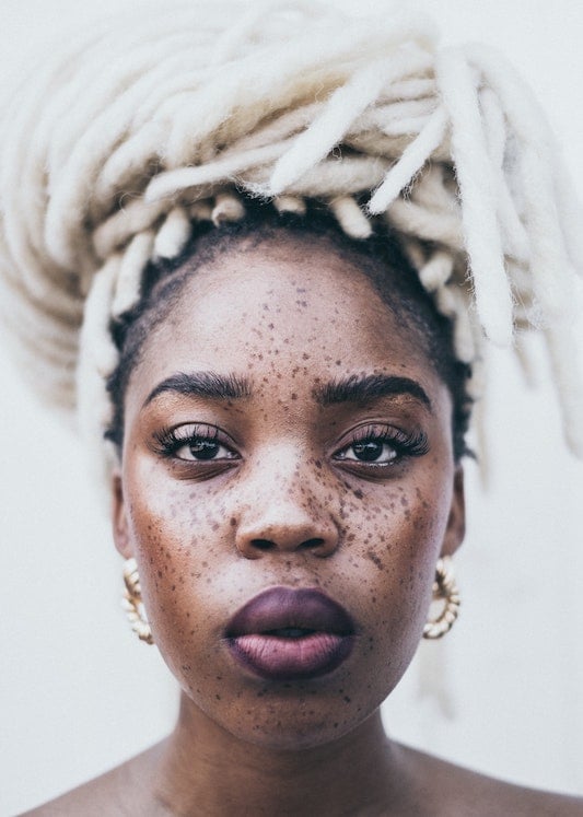 Classic Black Box Braids with Beads — Winter Protective Hairstyles
