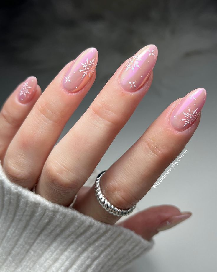 The Ultimate Guide to Winter Nail Designs- Almond Nail Ideas