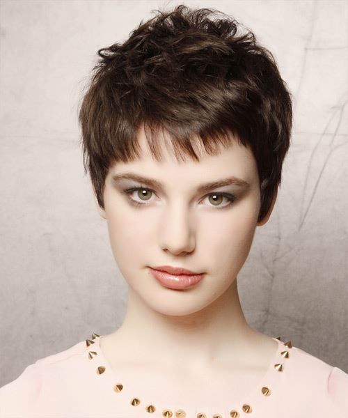 Short Bangs Visual Idea Short Bangs Visual Idea — Short Winter Haircuts