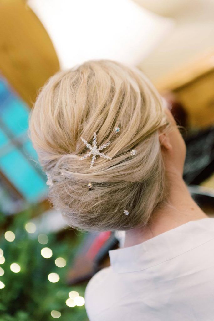 Chin Visual Idea Chin Visual Idea — Winter Wedding Hairstyles