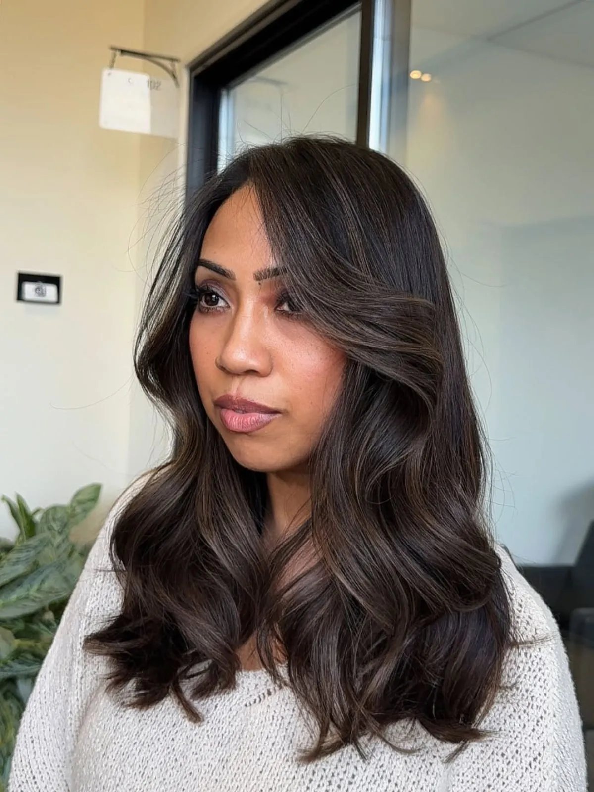 Collarbone Visual Idea — Low Maintenance Winter Hair Colors