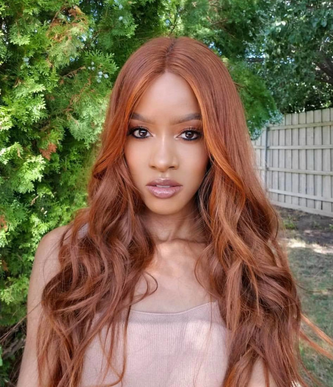 Warm Rust Brown With Copper Highlights Warm Rust Brown With Copper Highlights — Winter Hair Colors for Redheads