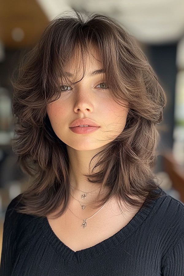 Blowout Visual Idea — Winter Shag Haircuts