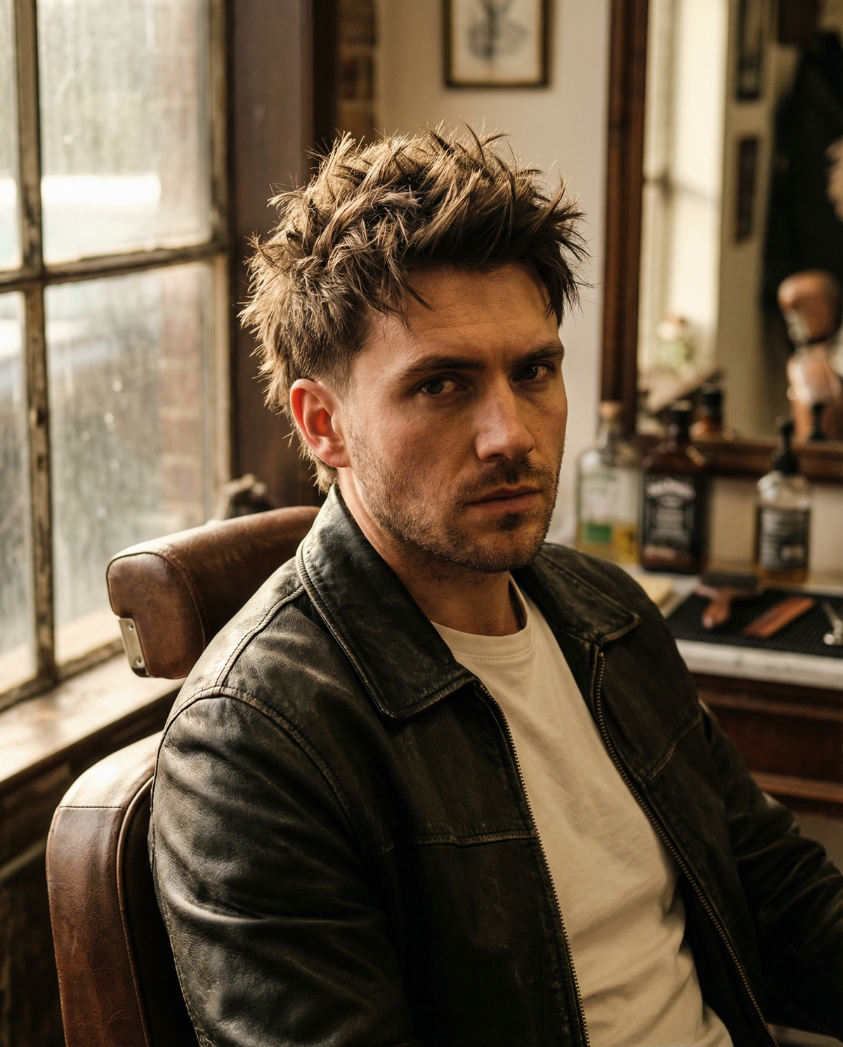 Spiky Tousled Crop With Choppy Fringe — Winter Haircuts for Men