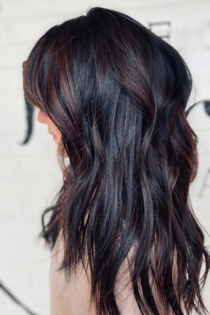 Long Layers Visual Idea Long Layers Visual Idea — Dark Chocolate Brown Hair