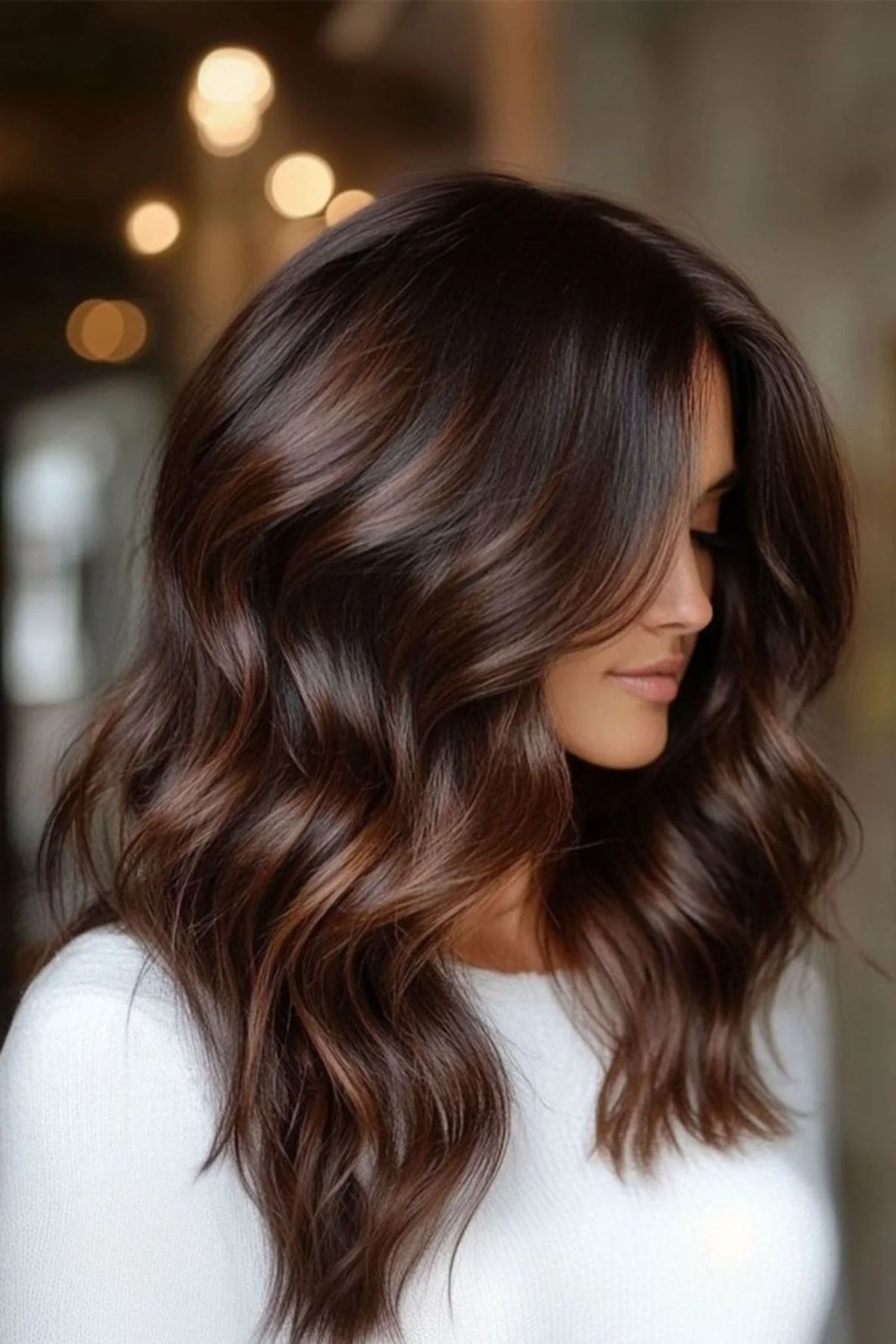 Shoulder Visual Idea Shoulder Visual Idea — Cinnamon Brown Hair