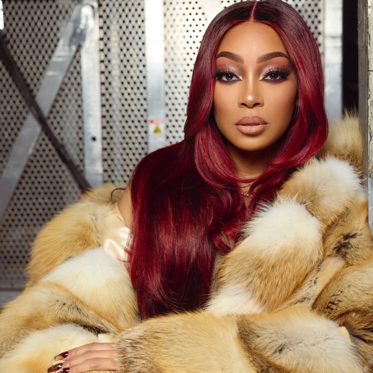 Dark Brown with Subtle Auburn Highlights — Winter Hair Colors for Black Women