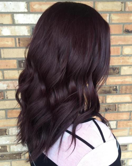 Dark Burgundy Side View Dark Burgundy Side View — Burgundy Hair Color