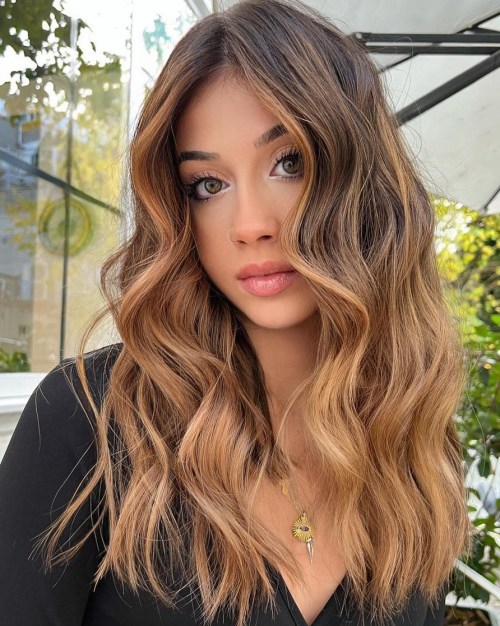 Visual Idea — A Side Parting Frames The Face Visual Idea — A Side Parting Frames The Face — Winter Highlights