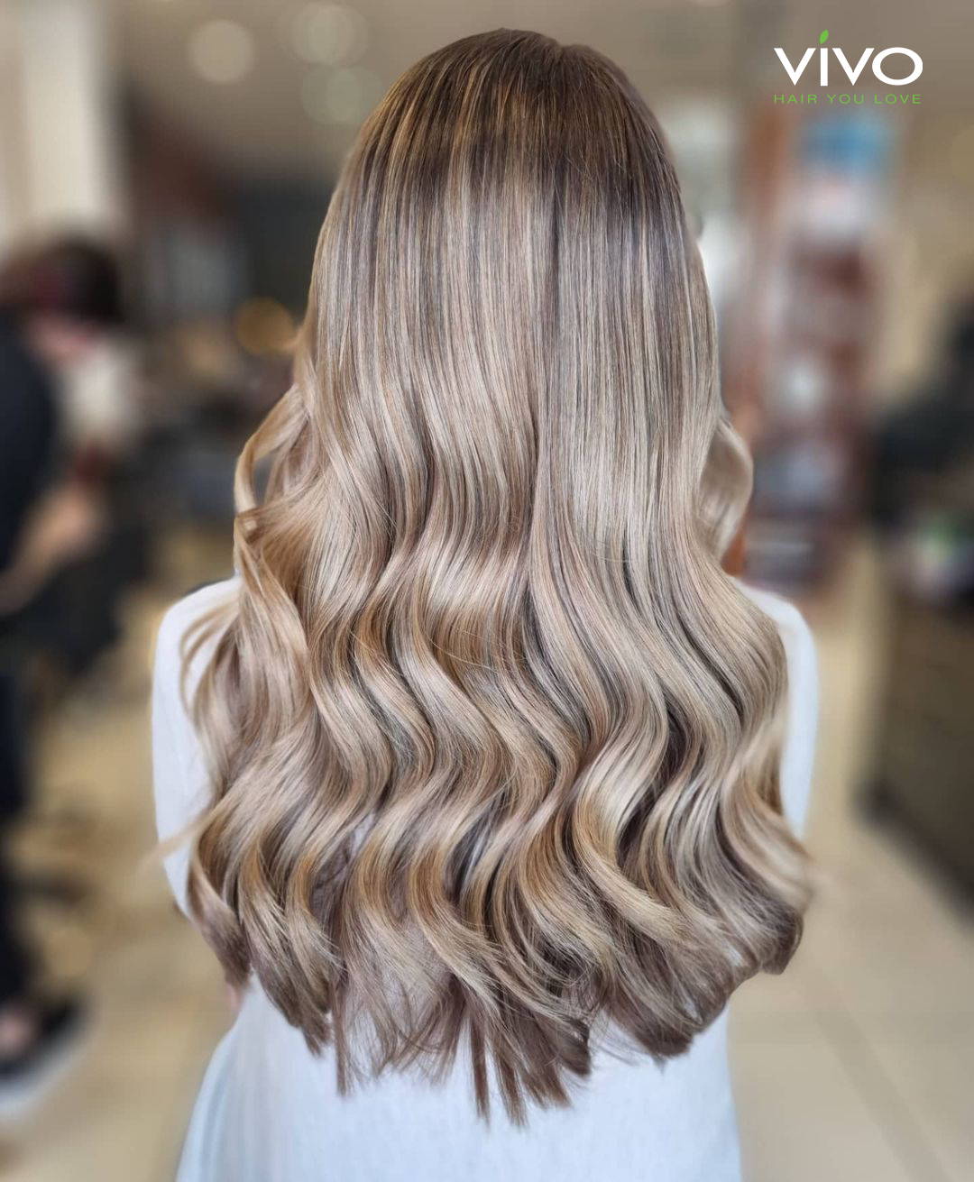 Ash Blonde and Beige Highlights on Dark Blonde Ash Blonde and Beige Highlights on Dark Blonde — Winter Balayage