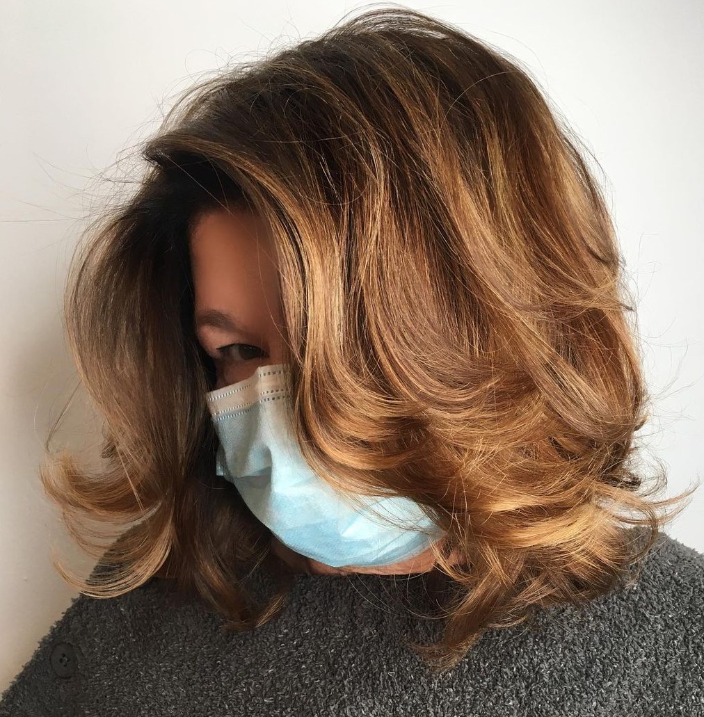Layered Bob Visual Idea Layered Bob Visual Idea — Winter Hairstyles for Plus Size Women