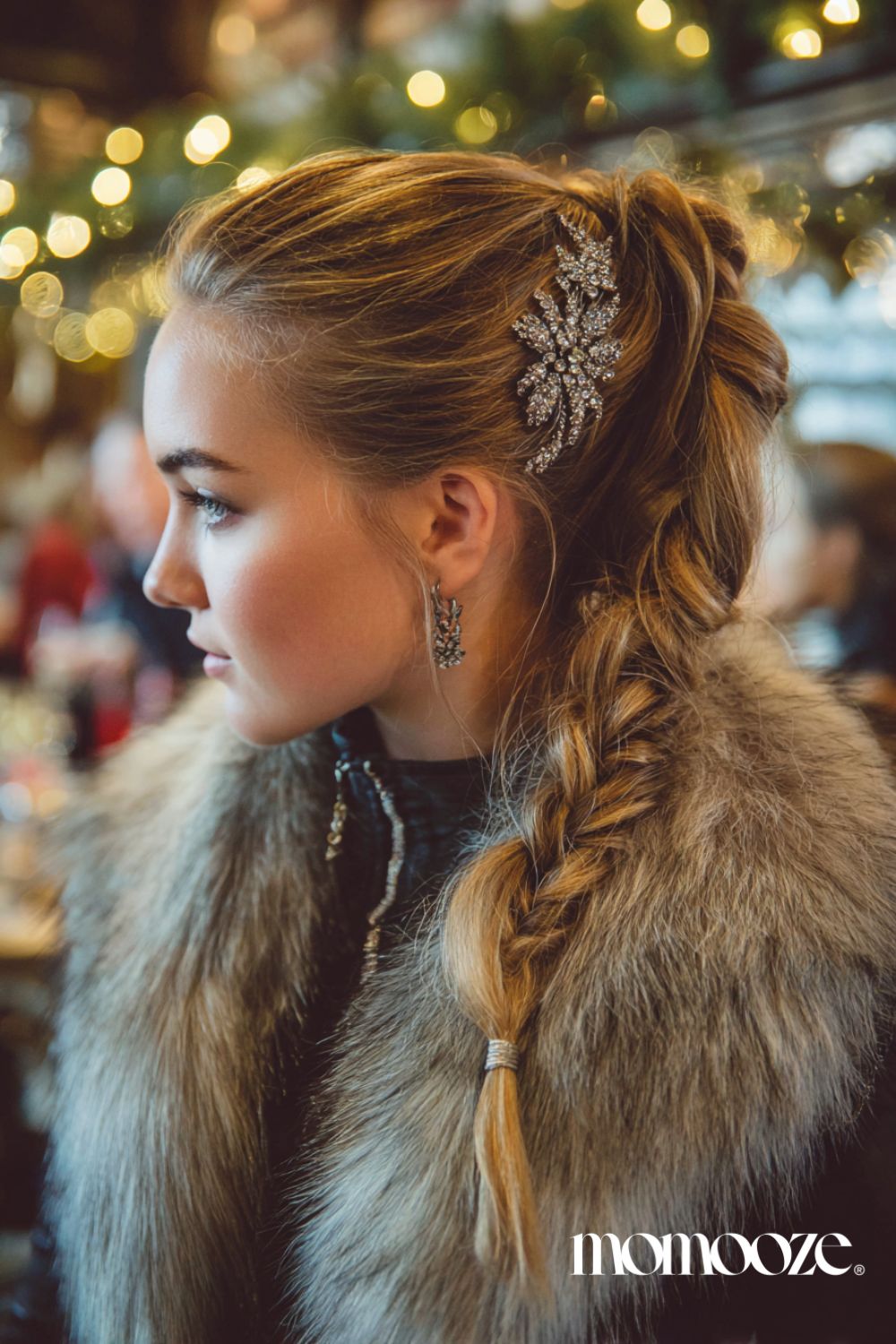 Fishtail Braid With Twisted Accents Fishtail Braid With Twisted Accents — Winter Hairstyles for School