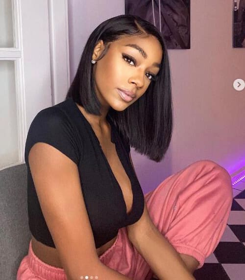 The Ultra-Sleek Blunt Bob — Winter Haircuts for Black Women