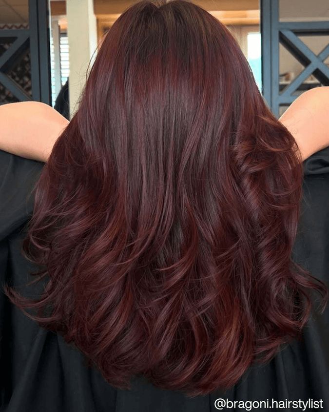 Long Layers Visual Idea Long Layers Visual Idea — Winter Hair Colors for Redheads