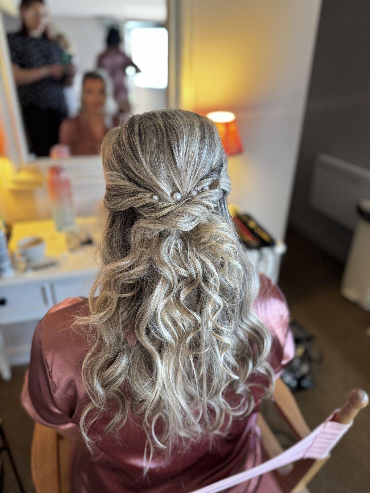 Ash Blonde With Highlights Visual Idea Ash Blonde With Highlights Visual Idea — Winter Half Up Half Down Hairstyles