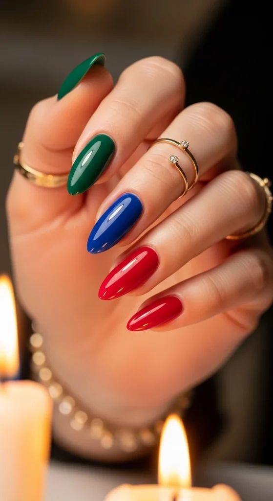 Solid Color Visual Idea Solid Color Visual Idea — Winter Acrylic Nail Colors